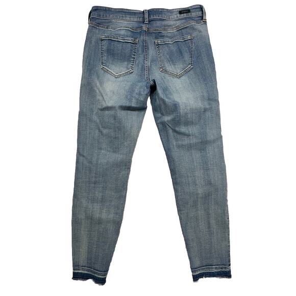 Liverpool Jeans Womens Size 10 Ankle Skinny Patchwork Distressed - Picture 8 of 8